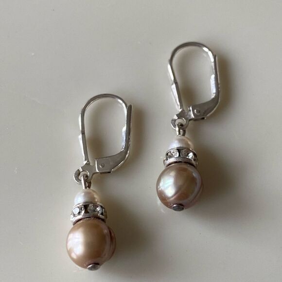 Sterling  silver earrings - Picture 1 of 3